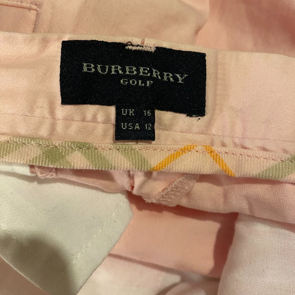 Burberry Capri Pants Size 12  Pink